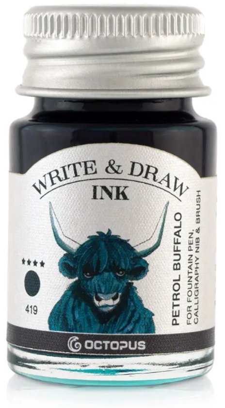 Octopus Inkt Octopus Write and Draw Ink Set MOUNTAIN, watervaste inkt voor schrijven ...