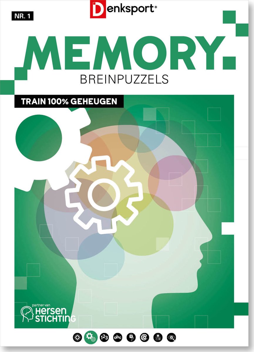 Denksport Puzzelboek Memory Breinpuzzels, editie 1