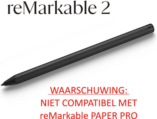 Remarkable Marker Plus pen met gum - voor reMarkable 2 - 9 extra