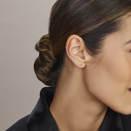 SPARKLE14 - Boucles d'oreille clous Massif - Or