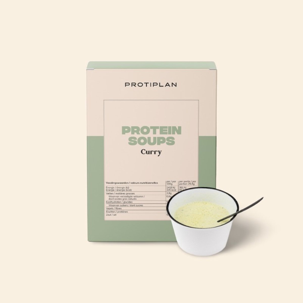Protiplan - Currysoep - 7 x 25,5 g - Eiwitrijk - Gezond afvallen