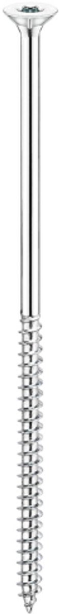 Famanu – Extra lange universele schroeven 6,0 x 140 mm met verzonken kop en torx-aandrijving, blauw verzinkt (1 kg)