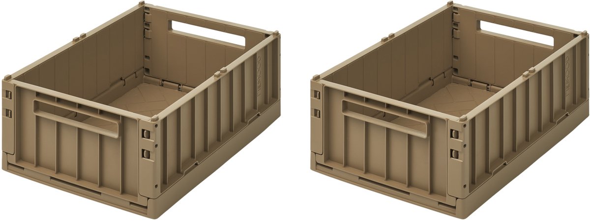 Liewood Weston Opberg Box M - 2 Stuks - Oat