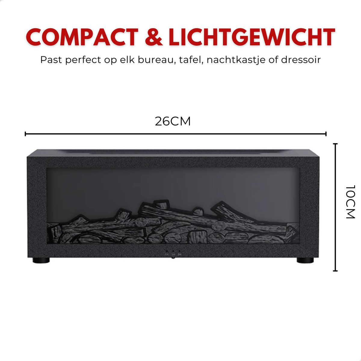 Boncy® Fireplace Aroma Diffuser – Luchtbevochtiger Aromadiffusers met 9 Licht-opties & Afstandsbediening – Geurverspreider Vernevelaar – Aromatherapie Aromadiffusers - Geschikt voor etherische olie - Verdamper Verstuiver — cadeau in Wonen & Interieur - foto 8