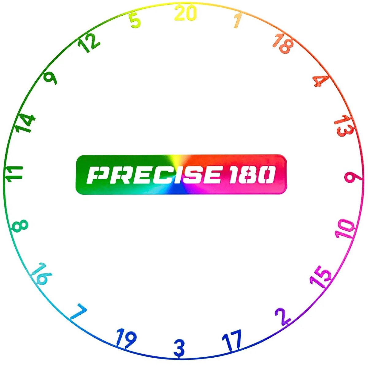 Precise180 Numberring Spectrum - Cijferring Dartbord