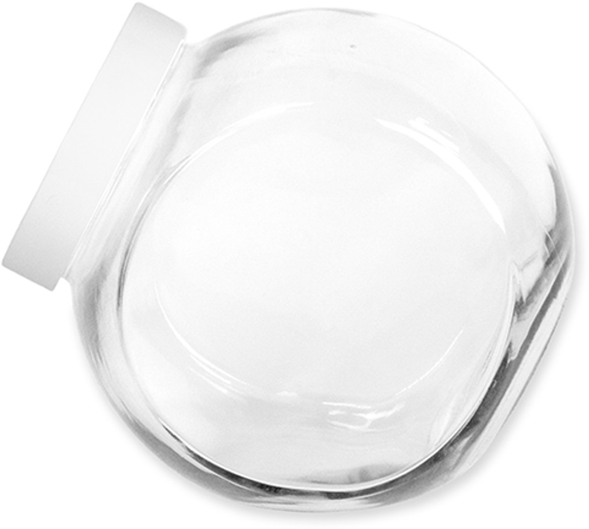Glazen snoeppot 2 liter