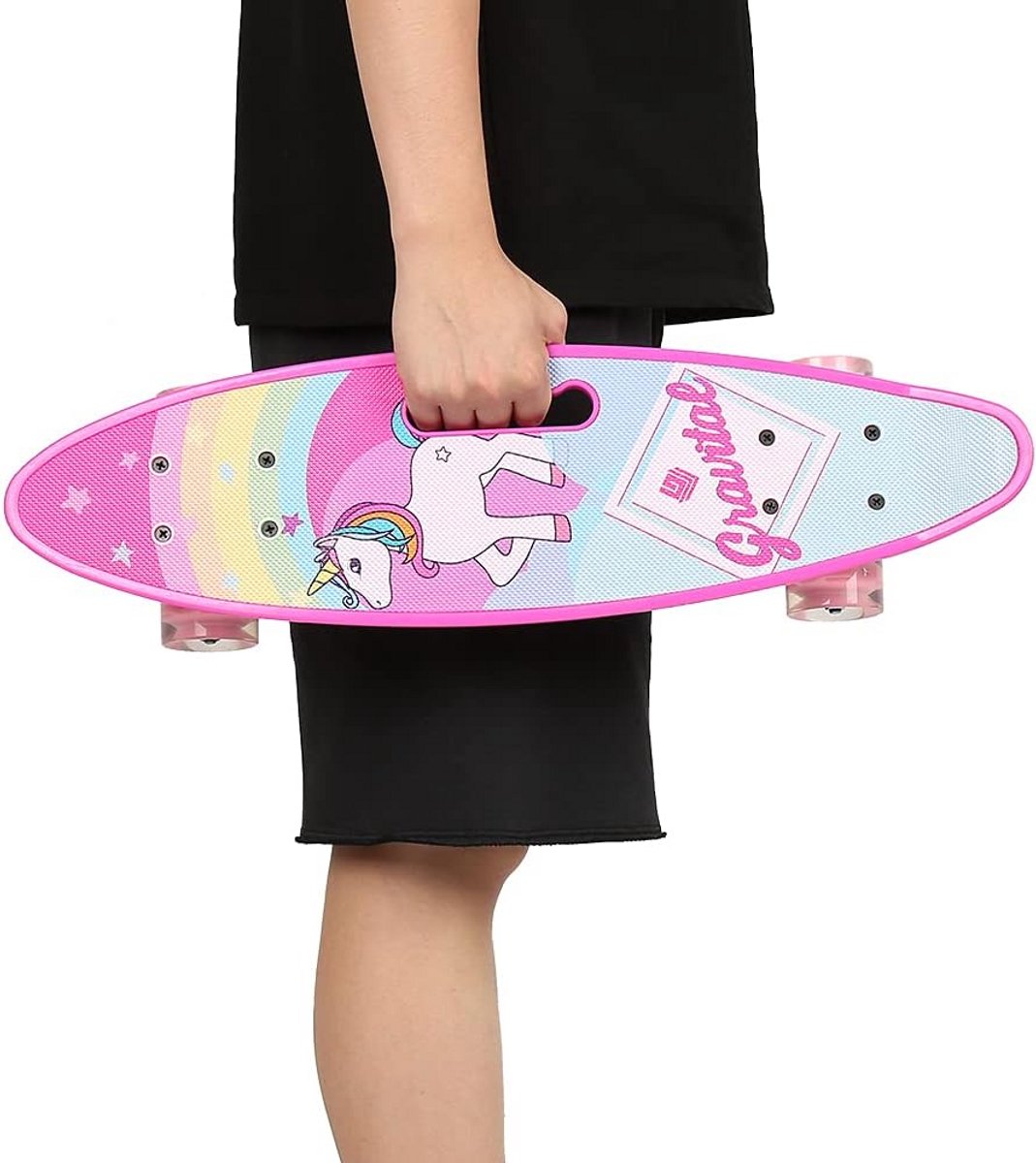 Complete Skateboard Houten Double Kick Deck Perfect voor Beginners tot Gevorderden