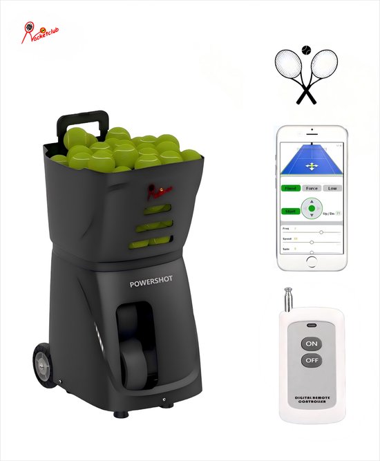 Tennis-Smart- Pri -Tennismachine-padel ballenmachine-Professionele -Professionele Tennis ballenmachine-Ballen Schieter-Ballenkanon-Tennis ballen Kanon- Tennisbalmachine-Serveermachine - Ballen werper - Tennis - Padel-Appfunctie