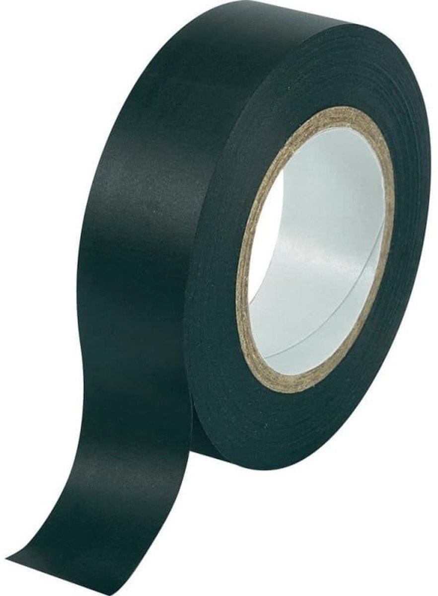 Elektrawebshop Elektrische isolatietape Zwart 10 meter - 233101