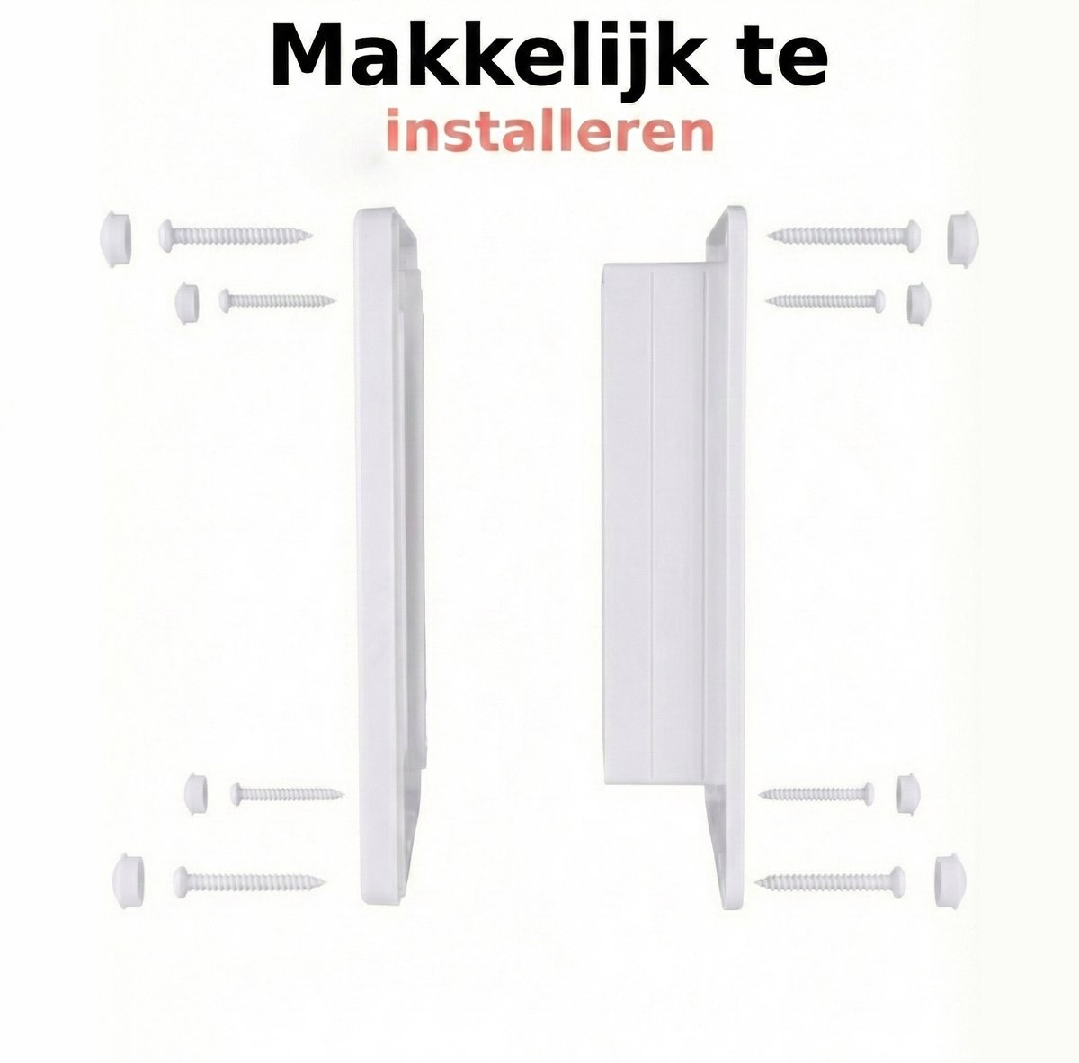 Dierboel Kattenluik Wit Maat L – Tunnel & 4 Vergrendelingen thumbnail 3