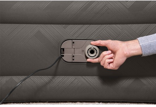 Bestway - Luchtbed - 2-Persoons - 152×203×36 cm - Bruin - Met Ingebouwde Elektrische Pomp - Incl. 3-in-1 Opbergtas - Luchtbed 2 Persoons - Luchtbed Met Pomp - Luchtbed Binnen - Luchtbed Comfort - Luchtbed Wave Beam van Merkloos — afbeelding 4