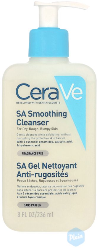 CeraVe SA Anti-Ruwe Huid Reiniger - voor een Droge tot Ruwe Huid - met Salicylzuur - 236ml