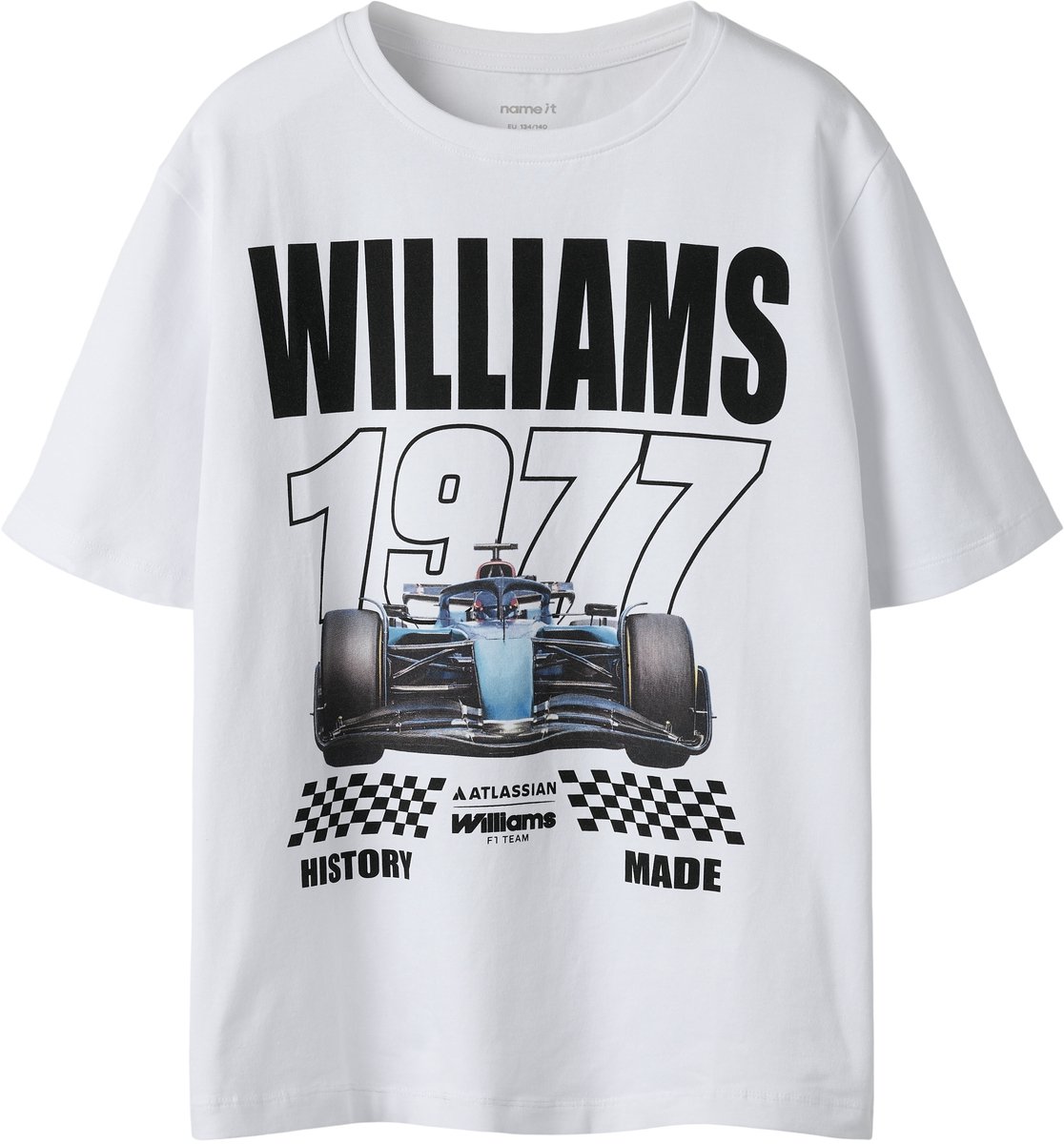NAME IT - NKMATLAS FORMEL1 SS NREG TOP BOX BFU - Jongens - T-shirts