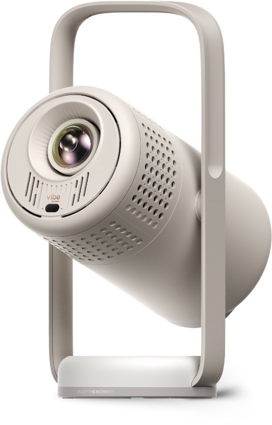 XGIMI Vibe One Pro – Full HD Smart Beamer – 360° draairotatie – 2 x 3W JBL Speakers – Autofocus & Keystone – Voor Binnen en Buiten – 360° draairotatie