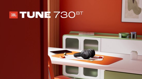 JBL Tune 730BT - Draadloze Bluetooth Koptelefoon - Over-ear - 76 uur batterij - JBL Pure Bass - Zwart