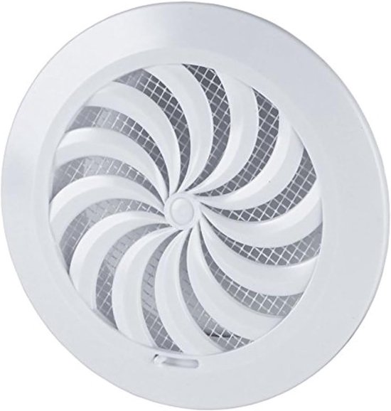 Lucht afvoer rooster wit 1 klep 62500100