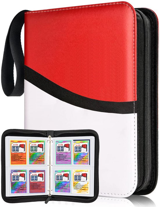 Favecards Luxe Verzamelmap voor Trading Cards – PU Leer – 400 kaarten – 50 Bladen – Celebrations – Map