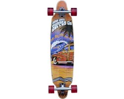 Compleet Longboard 91,5 x 23 cm - Esdoornhouten Maple Deck - ABEC 5 Lagers