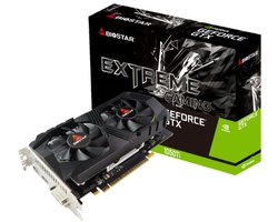 Biostar NVIDIA GeForce GTX1050 Ti - Videokaart - 4GB - GDDR5 - PCIe 3.0 - 1x HDMI 2.0 - 1x DisplayPort 1.2 - 1x DVI-D