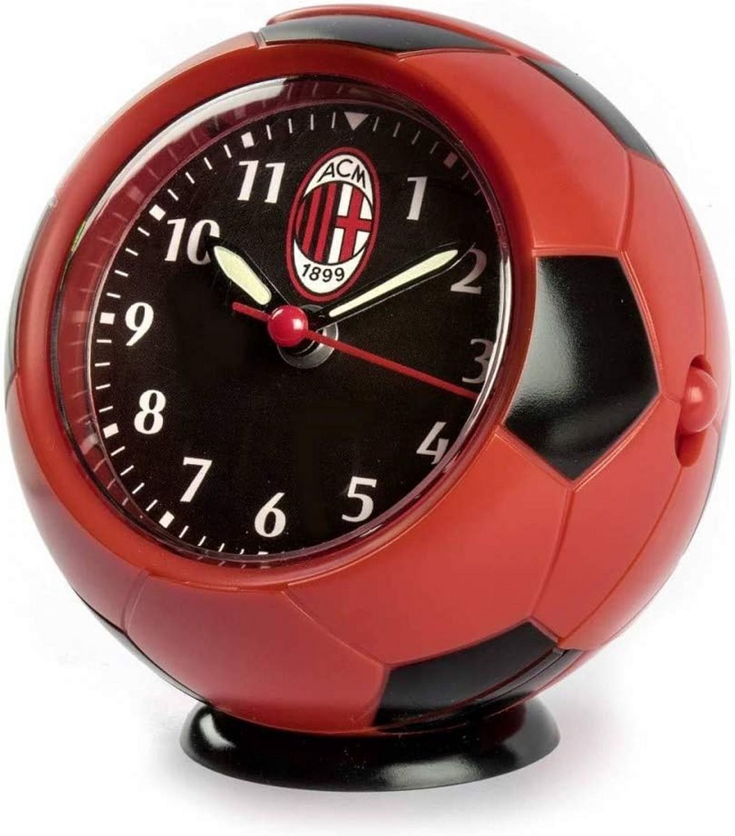 Officiële voetbalwekker met stil uurwerk en snooze