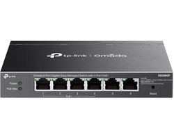 TP-Link Omada ES206GP - Netwerkswitch - PoE+ - 6 Poorten - Managed