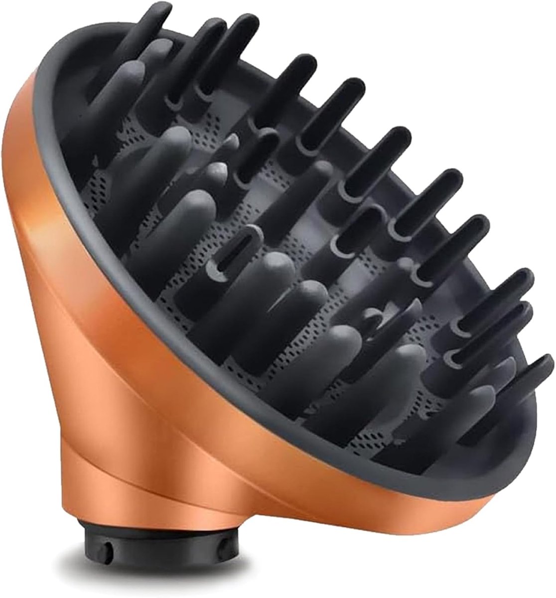 Diffuser Opzetstuk - Krulborstel voor Fohn Universeel - Multistyler - Goud