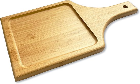 Dille houten serveerplank bamboe - set van 3