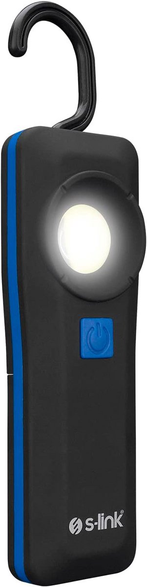 Krachtige 3W COB LED Zaklamp met Magnetische Houder en Inclusief Batterijen