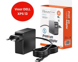 45W USB-C Laptop oplader voor Dell XPS 13 – Alle modellen vanaf 2016 – Kabel + Adapter
