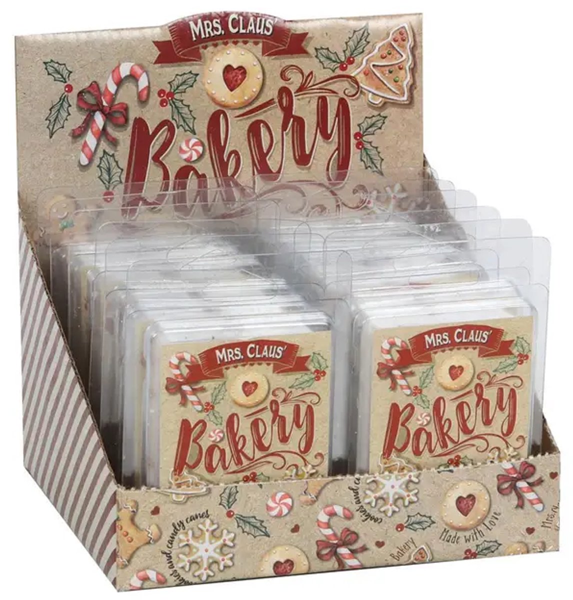 Gingerbread Bakery Kerst Geurblokjes – Alternatief voor Kerstkaars – Warme Wintergeur (Kaneel, Gember & Vanille) – Sterke Geurverspreiding – Mrs. Claus’ Bakery – Wax Melts