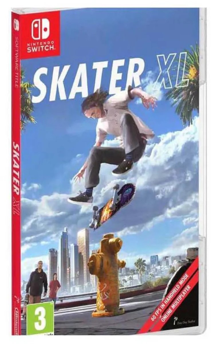 Nintendo Games Switch Skater Xl Transparant