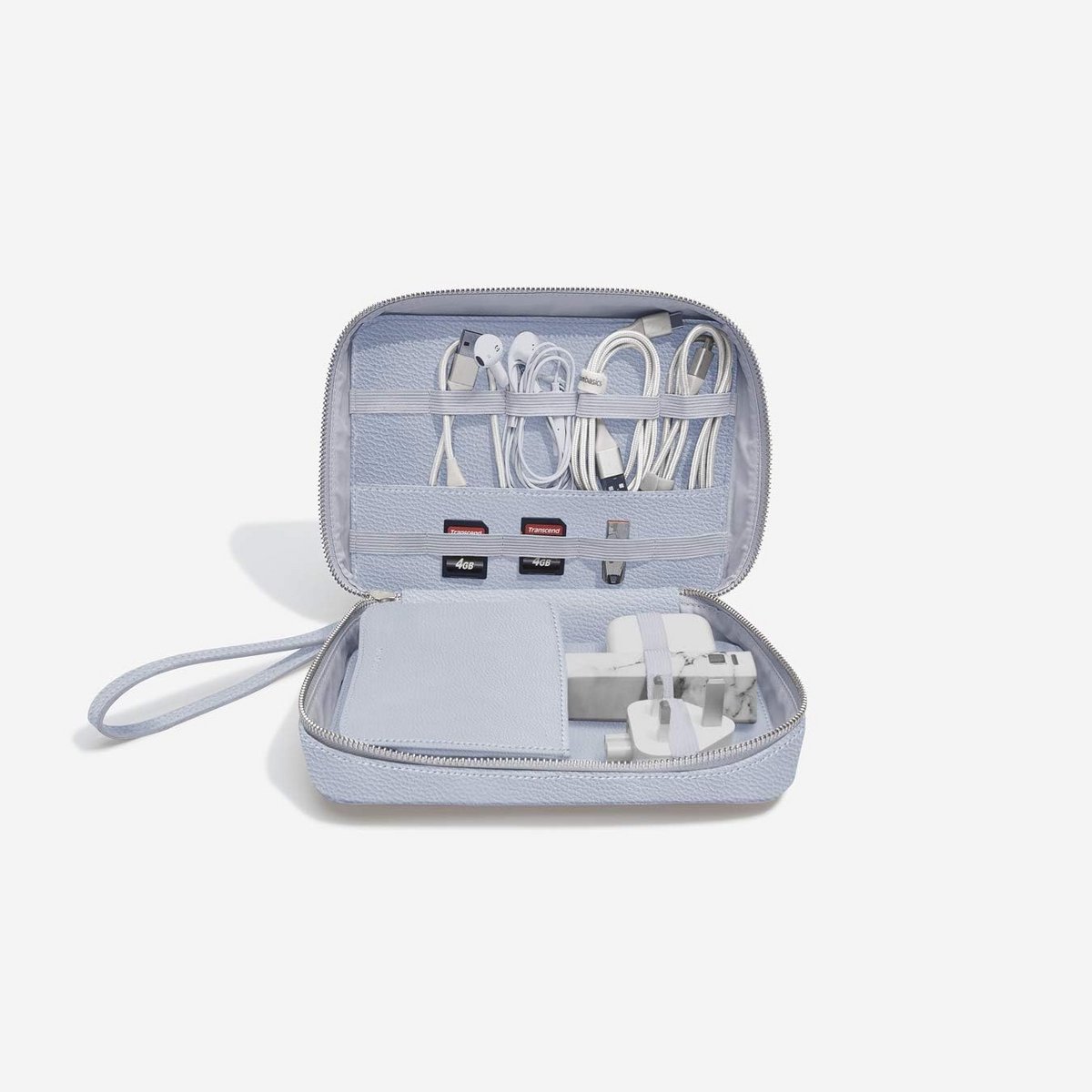 Opberghoes voor Kabels en Accessoires - Organizer Tas voor Elektronica - Lavendel