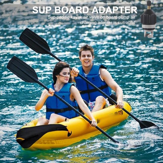 Universele SUP Ventieladapter voor Compressor - Snel Opblazen van Paddleboards, Kajaks en Boten van Universele — afbeelding 2