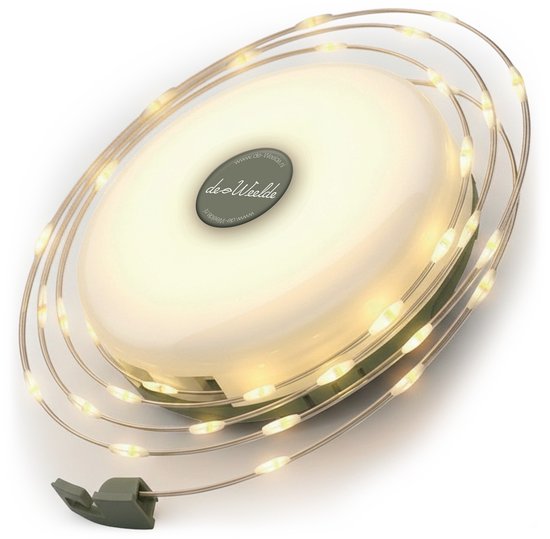 Camping lamp, lichtsnoer, zaklamp, powerbank (4in1) kampeerlamp met lampjes slinger voor buiten - campinglamp oplaadbaar met USB C - tentlamp verlichting