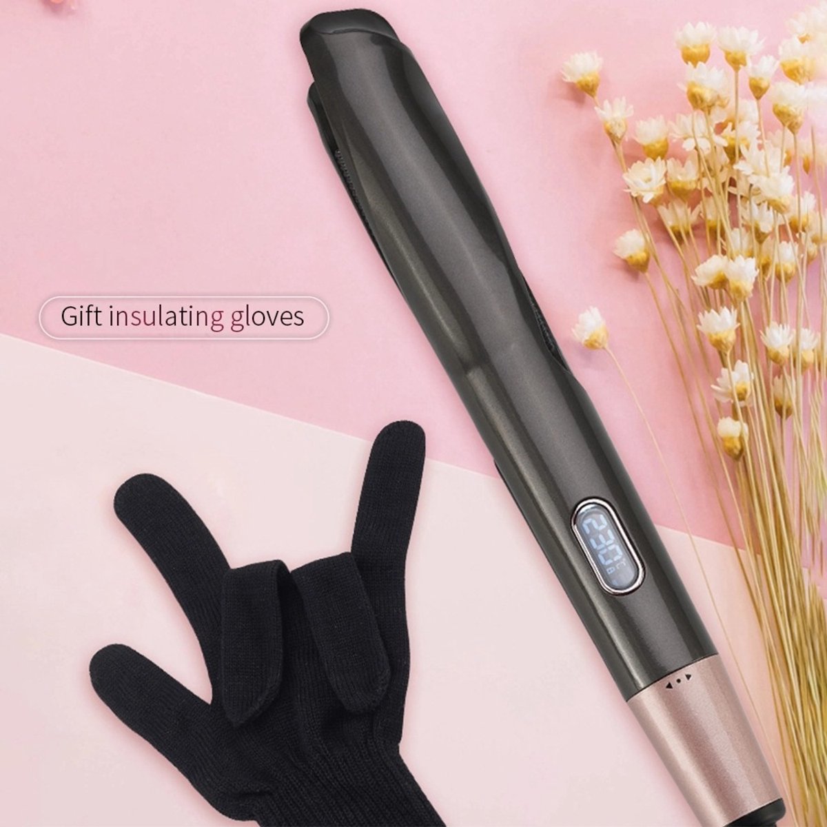 Stijltang Curl & Straight Confidence, Haar krullen met Stijltang, Steilen En Krullen, 2-in-1-stijltang, 13 temperatuur-instellingen 100-230°C