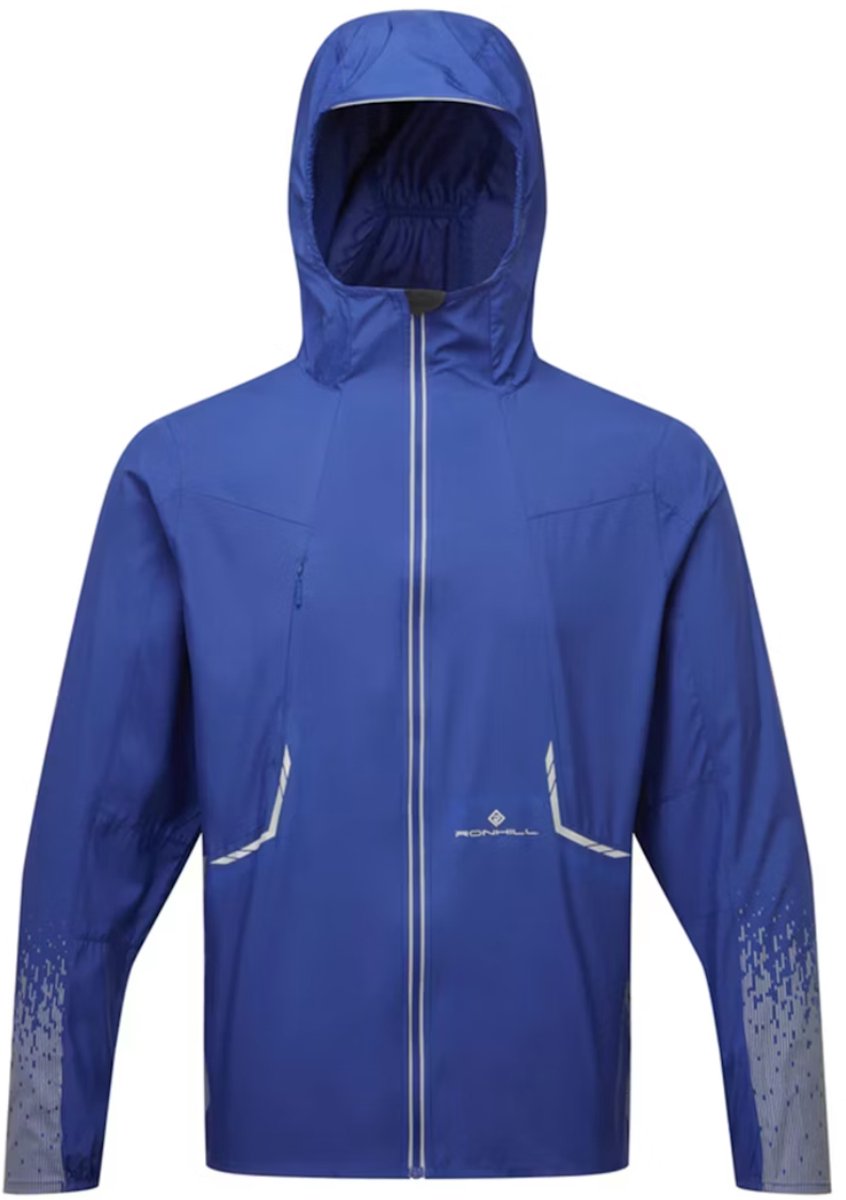 Ronhill | Men's Tech Reflect Jacket | HardloopJas Reflecterend | Ocean Blue/Reflect | M