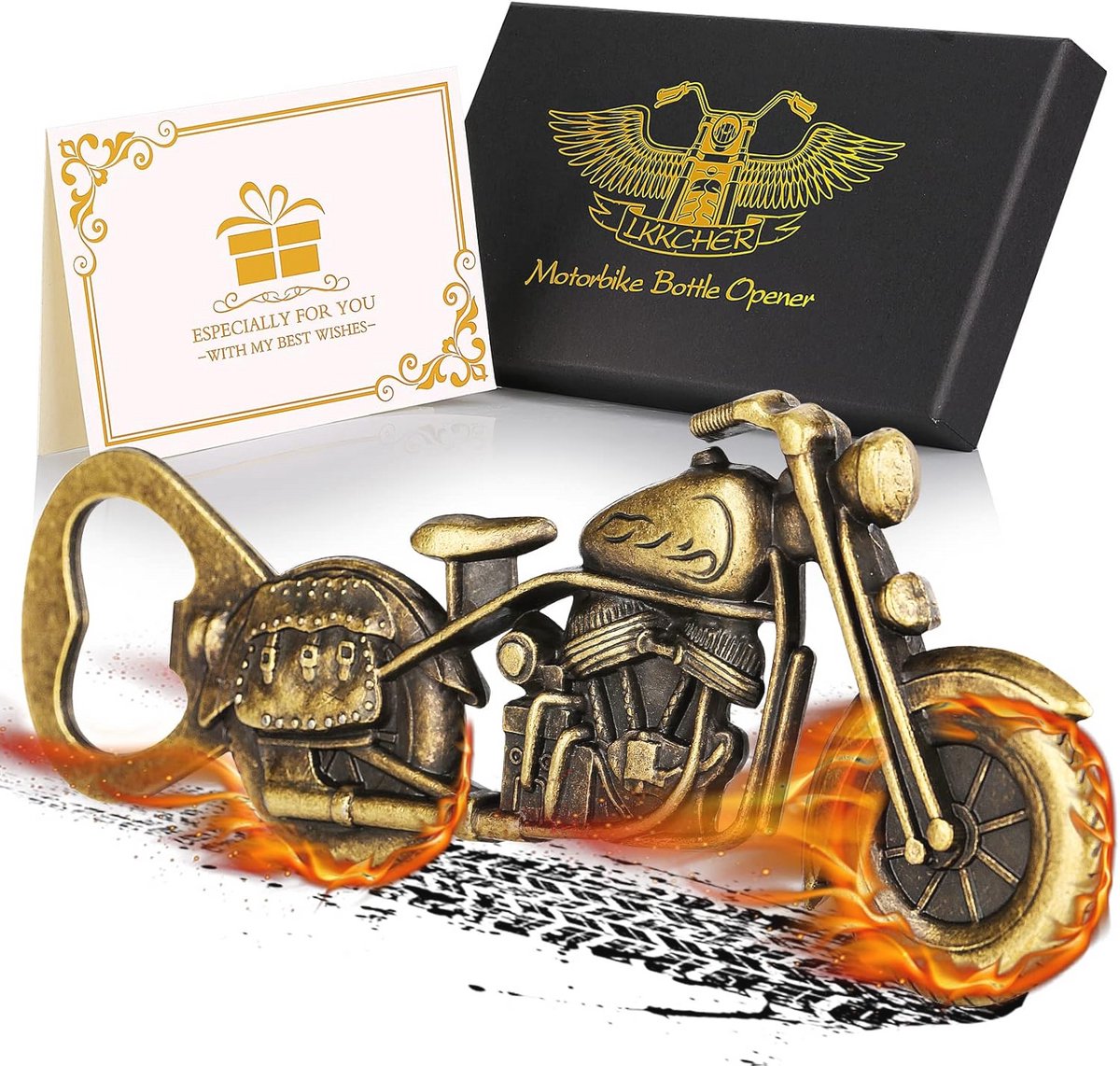 Motorfiets bierflesopener - Perfect cadeau voor motorrijders en bierliefhebbers