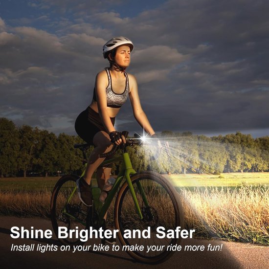 Super Bright Bicycle Light with Automatic Sensor and USB Rechargeable Battery — afbeelding 3