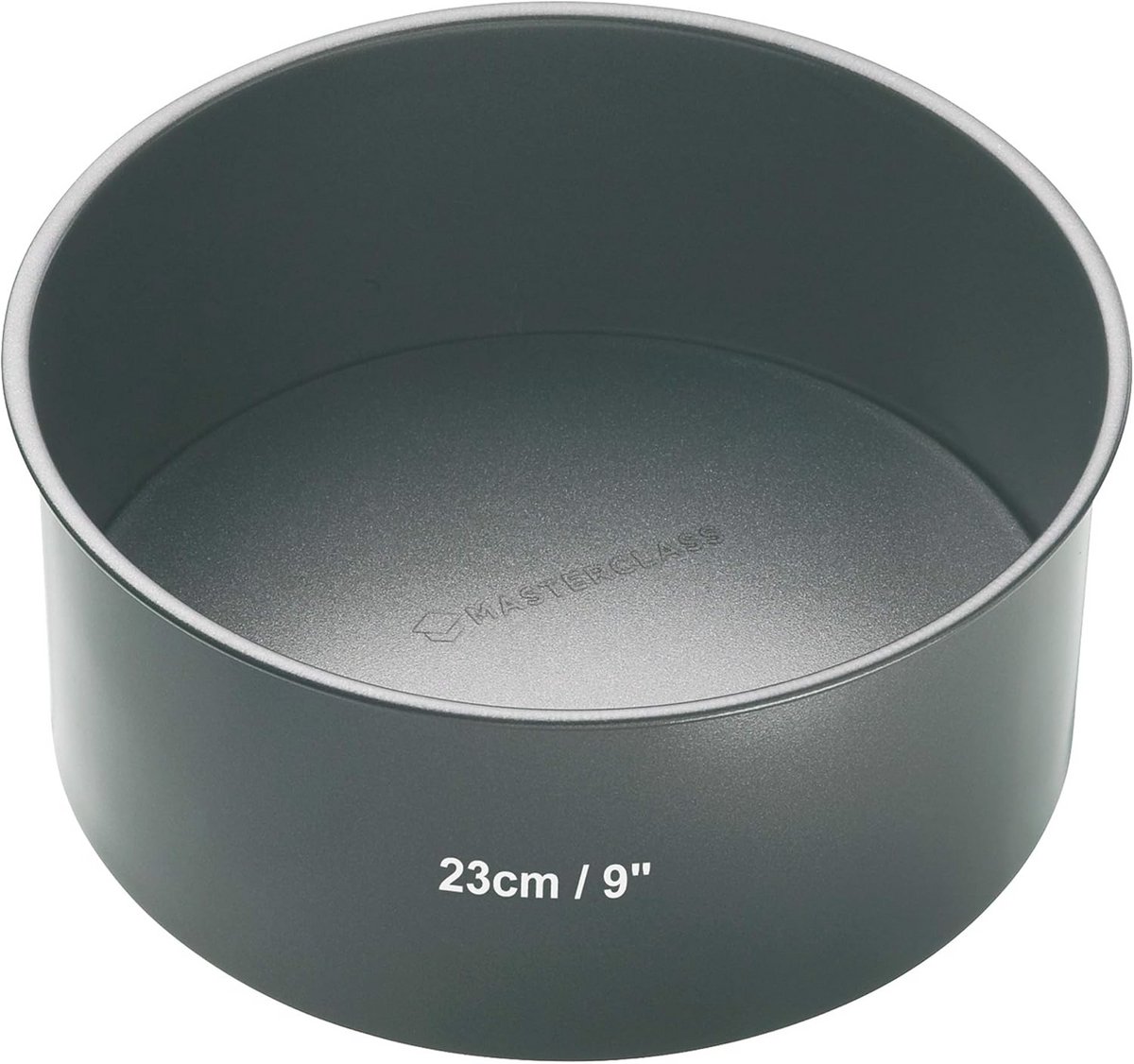 Diepe taartvorm met antiaanbaklaag en losse bodem - 23 cm - Koolstofstaal