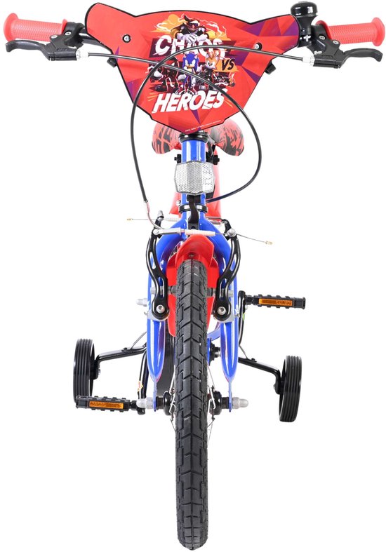 Sonic Kinderfiets - Jongens - 16 inch - Blauw - Twee handremmen van Sonic — afbeelding 2