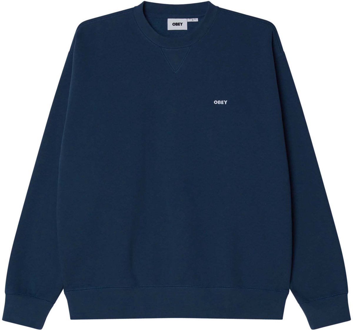 Obey Sweater Vastgestelde Werken Bold Crew Ii Fleece - Fashion Wear - Volwassen