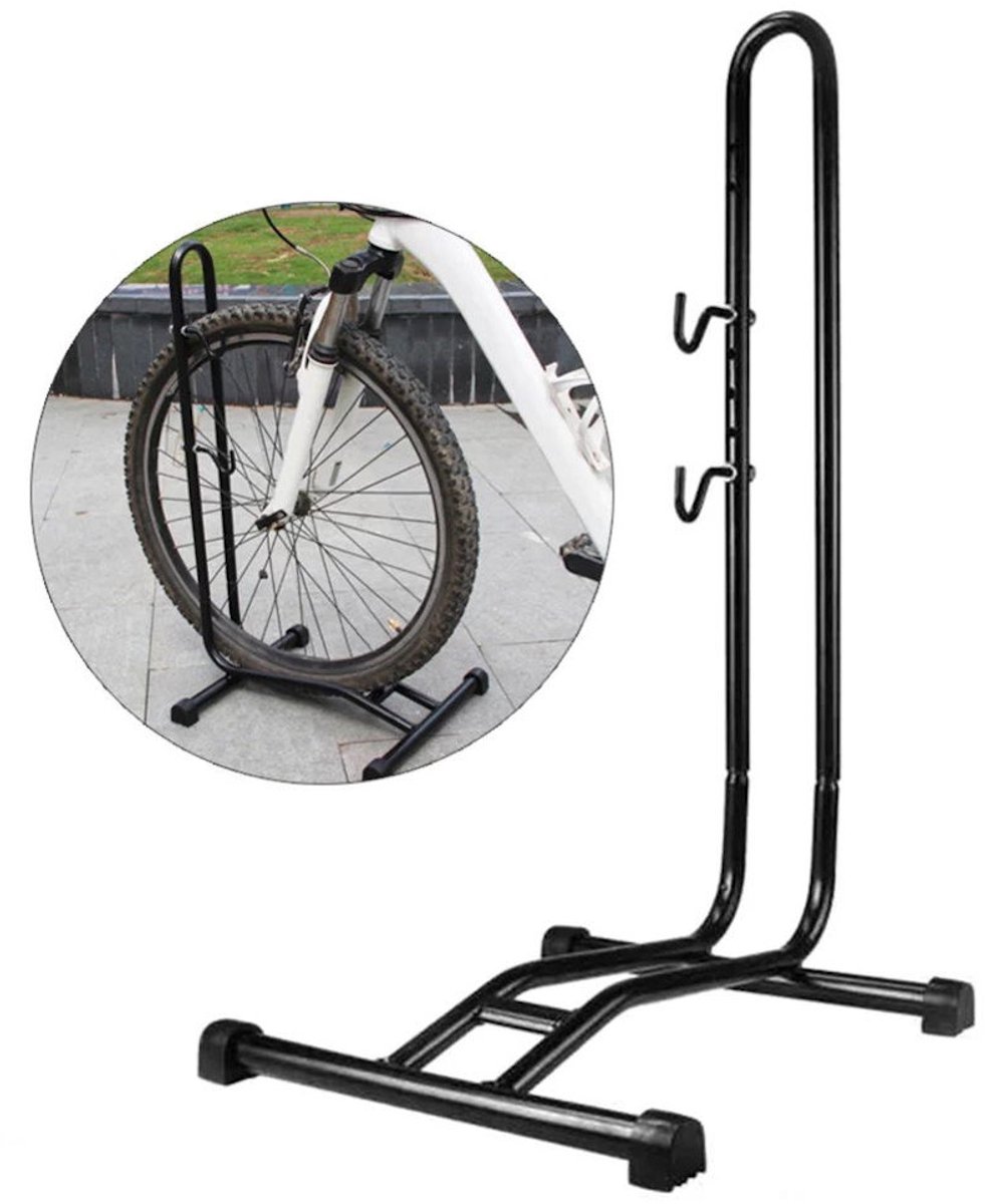 Fietsrek om Fiets Horizontaal te stallen - Fietsstaander Standaard - Fietsrek voor 1 Fiets - Voor Racefiets MTB E-bike