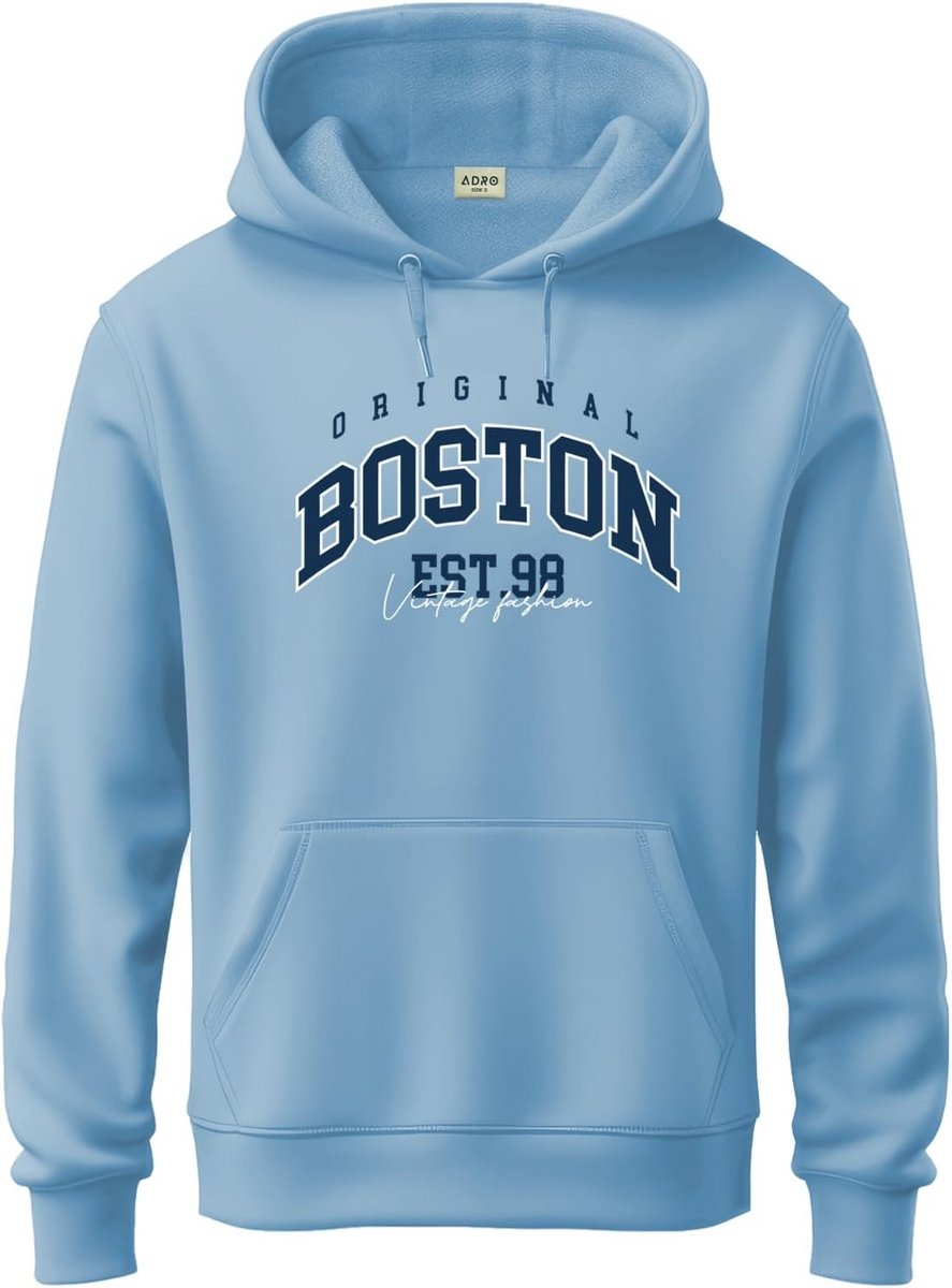 Heren Trui met Capuchon en Opvallende Print - Comfortabele Hoodie voor Mannen