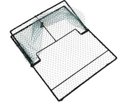 Duurzaam Vangnet voor Vogels 50 x 60 cm - Stevig Polyethyleen met Ontsnappingsvrije Sluiting