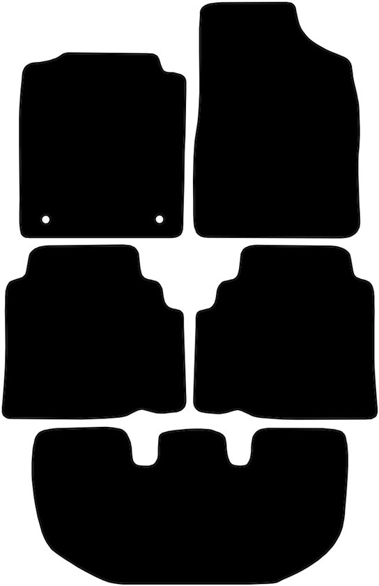 Tapis de voiture Toyota Picnic - Année de construction : 1996 - 2001 - 5 pièces - Luxe - Convient à toutes les versions
