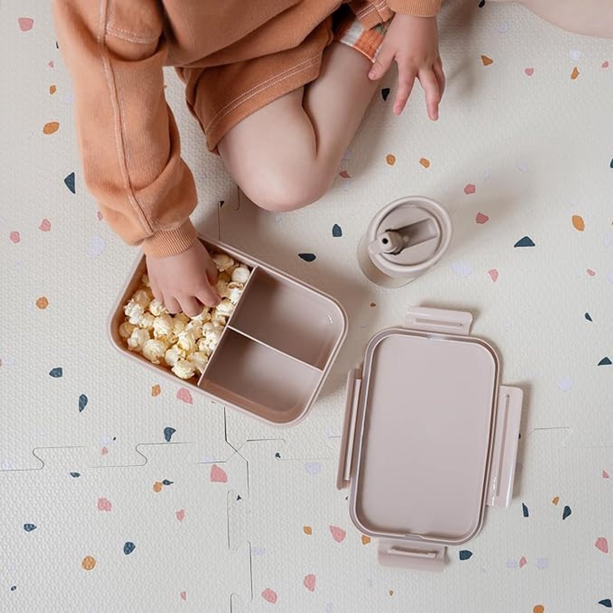 NilaFee™ - Luxe Speelmat - Foam - Baby - Speelkleed - Kruipmat - 180 x 120 x 1.5 cm - Puzzelmat - Opbergtas - Classic Wit — afbeelding 7