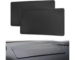 Dashboard Antislipmatten voor Auto - 2 Stuks, Zelfklevende en Herbruikbare Oplossing