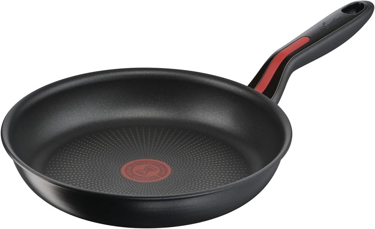Non-Stick Induction Pan 24 cm - Scratch-Resistant Cooking Pan with Thermosignal