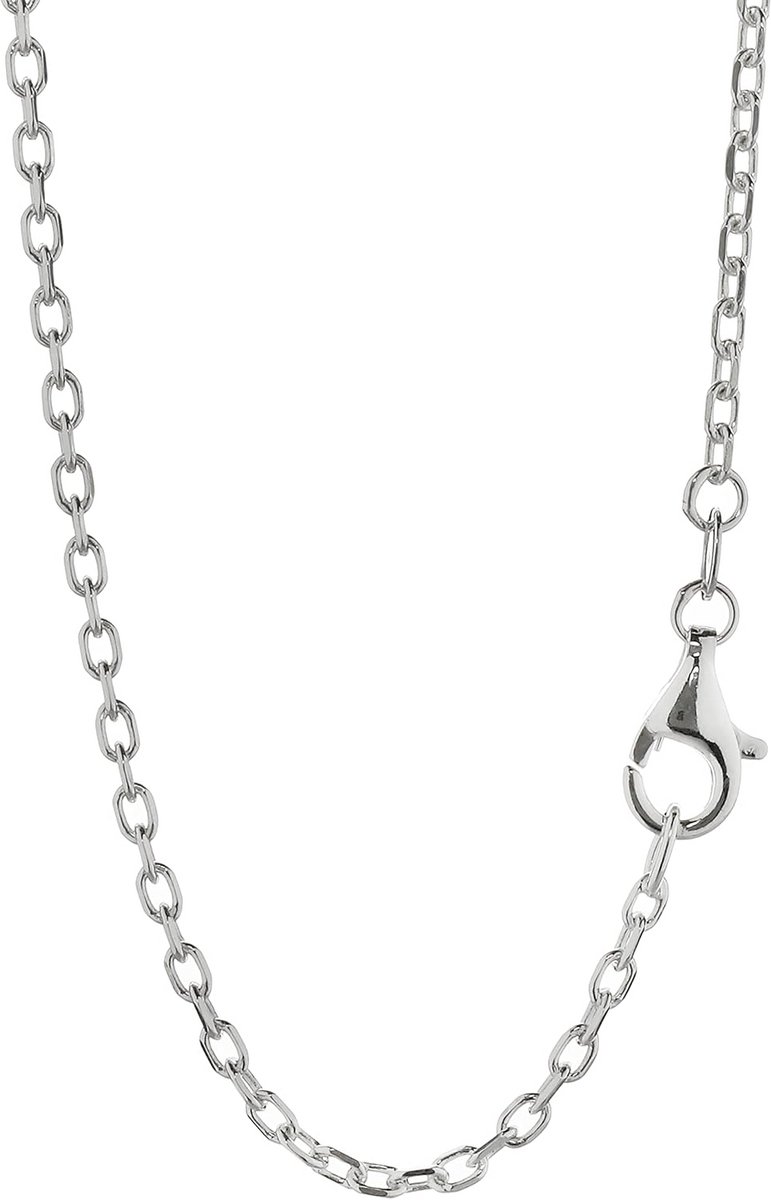 Lange Zilveren Ankerketting 80cm - 925 Zilver met Diamantglans - 1.8mm Breed