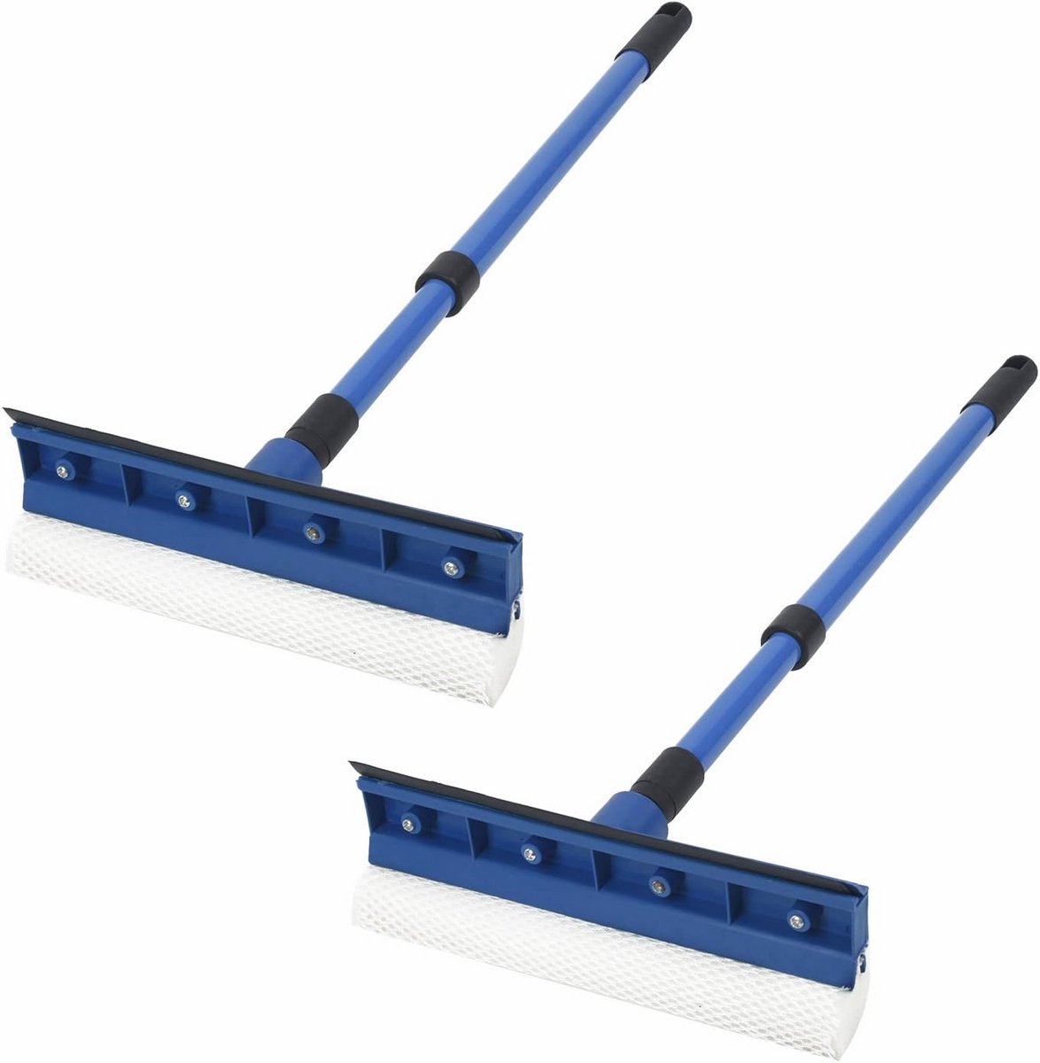 Professionele 2 in 1 Raamwisser Set - Uitschuifbaar Venster Reinigingsset voor Glas